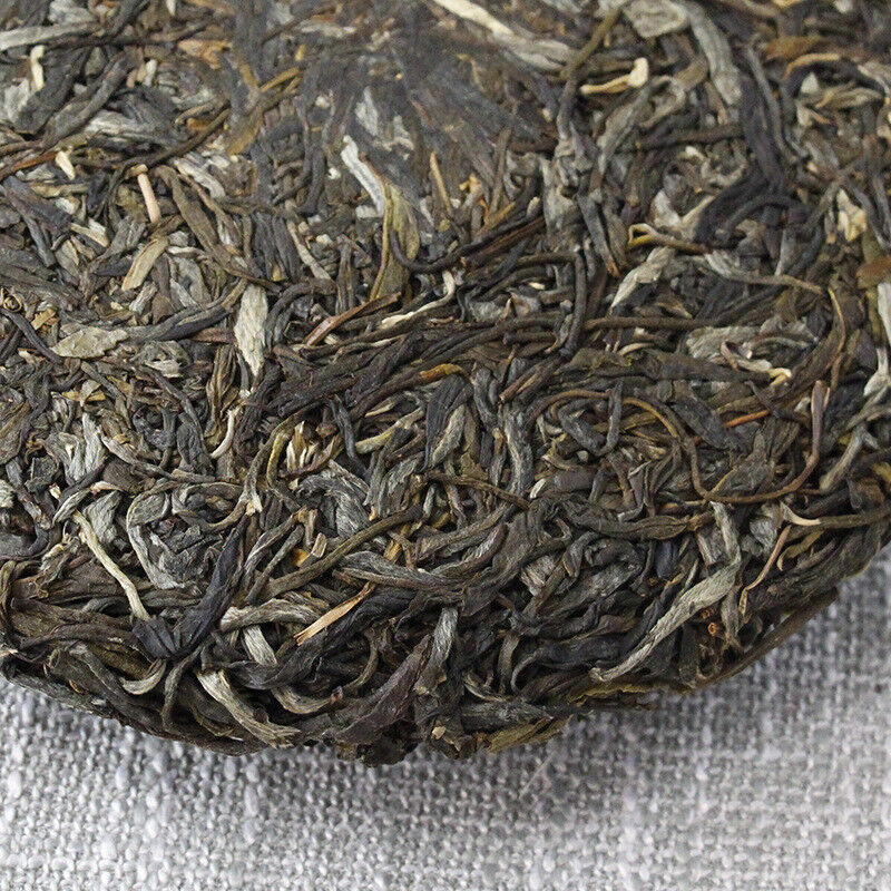 HelloYoung 357g Yunnan Pu'er Tea Menghai Tea Raw Tea Pu'er Bulang Mountain Raw Cake Raw Pu