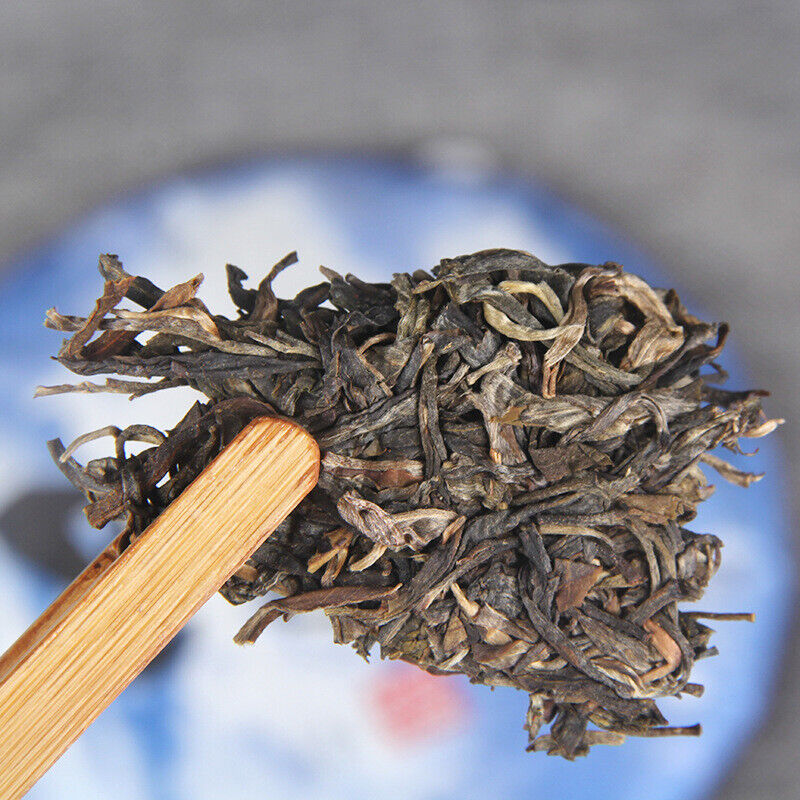 HelloYoung Pu'er Raw Tea Cake Yunnan Tea Cake 年南糯山古树纯料普洱茶生茶饼云南七子饼茶357g