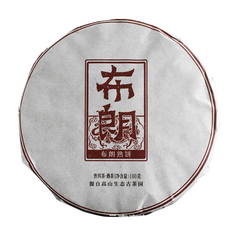 HelloYoung Yunnan Pu'er Tea Big Tree Old Tree Tea 100g Brown Ripe Cake (Chong) Main image
