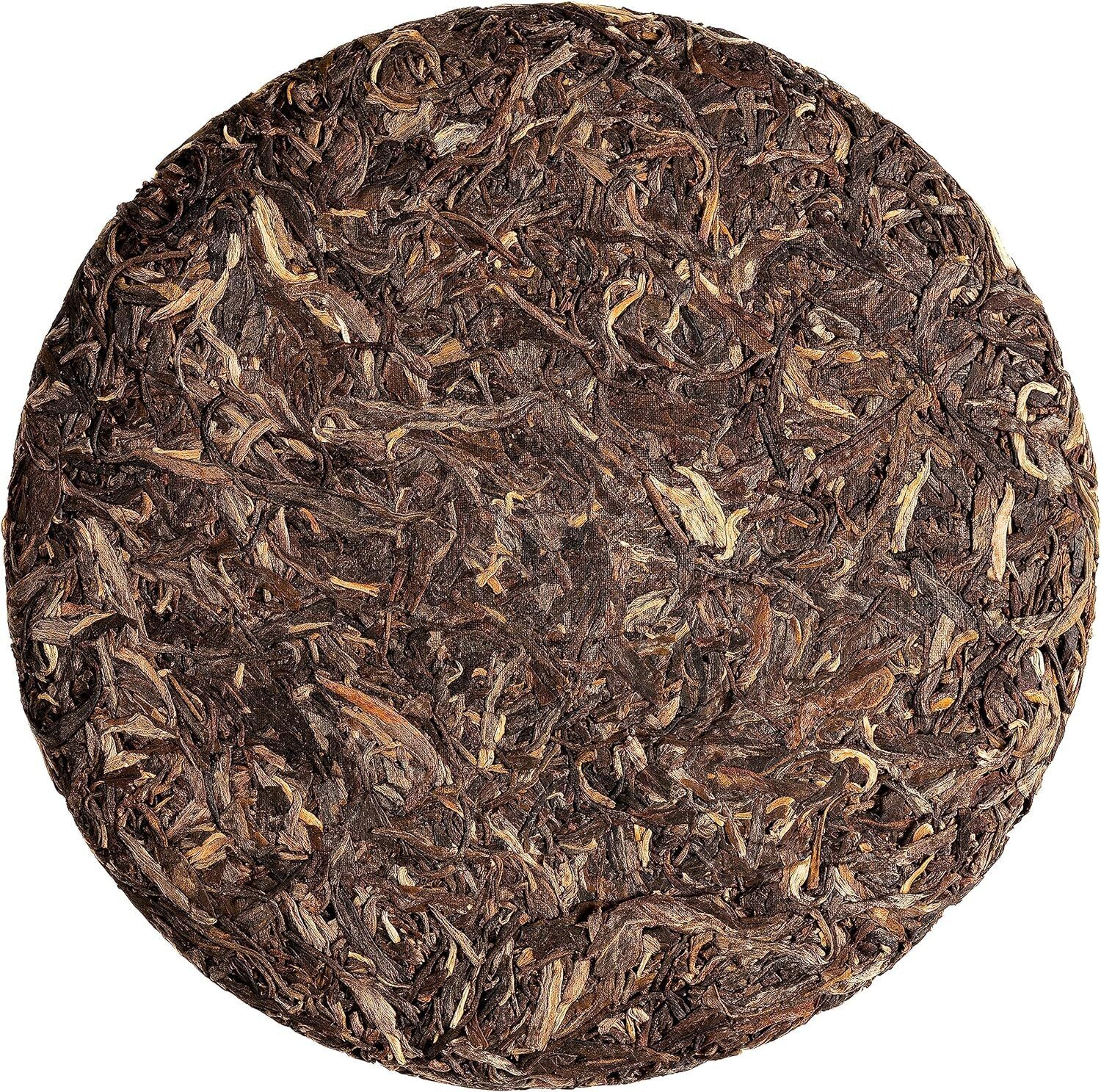 Pu-erh Sheng Tea Cake Raw - Pressed Tea Perfect for Aging - Puer Naked Tea 357g Main image