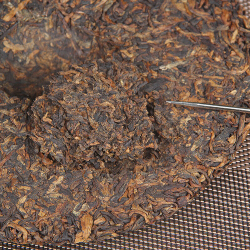 HelloYoung Pure Spring Tea Pu-Erh Ripe Tea Cake Chinese Black Tea Health Care Puer Tea 357g