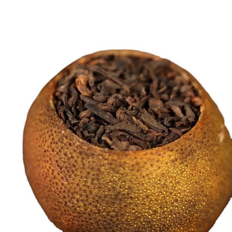 HelloYoung 500g Chen Pi Pu'er Ripe Tea Yunnan Tea Healthy Drink 500g大红柑 315橘普