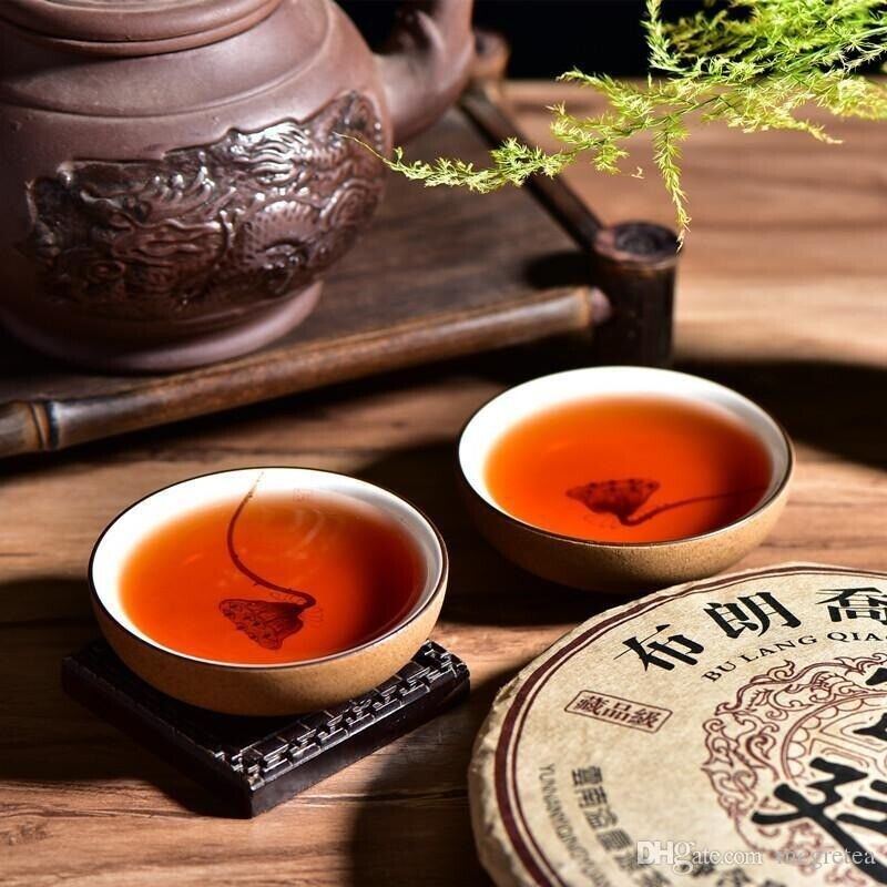 HelloYoung Pu'er Tea Menghai Gold Tea Cake Tribute Pu'er Tearipe Puer Puer Honey Sweet 357g