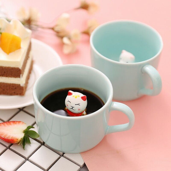 Mugs Cute Animal Coffee Milk Tea Cup New Arrive Creative Cartoon Ceramic Mugs