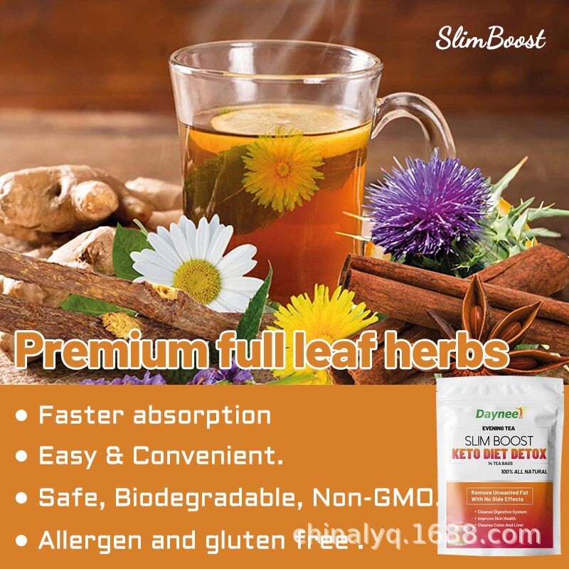 Slim Tea Slim Boost Keto Diet Detox Daytime Tea and Evening Tea