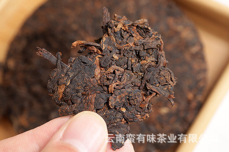 357g Banzhang Old Tree Cake Puerh Ripe Tea Yunnan Puerh Tea