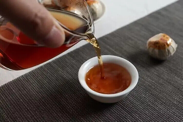 Famous Old Tangerine Ripe Puerh 500g Dried Green Orange Peel Puer Tea Ball