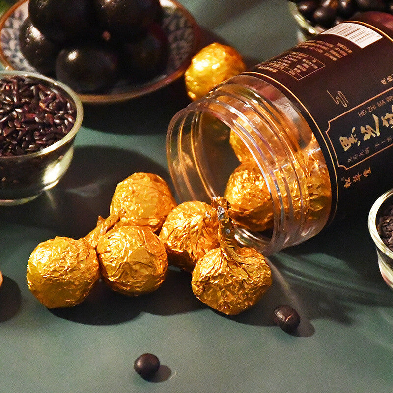Chinese Casual Snack Health Herbal Pills Heizhima Superior Black Sesame Balls Secondary image