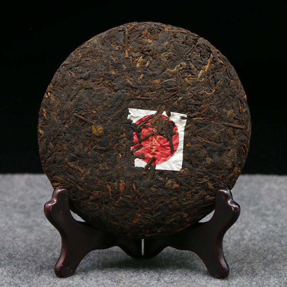 2019Year Collection Ripe Puer Tea,Traditional Handmade Old Tree Shu Puer Tea200g