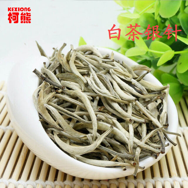 100g White Tea Chinese Silver Needle Baihao yinzhen Tea Anti-old Tea Herbal Tea Main image