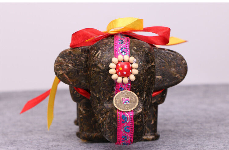 HelloYoung Ruyi auspicious craft tea three-dimensional tea carving small elephant ornaments