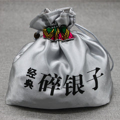 HelloYoung Yunnan Pu'er Tea 500g Cloth Bag Tea Fossil Menghai Ripe Tea Pu'er