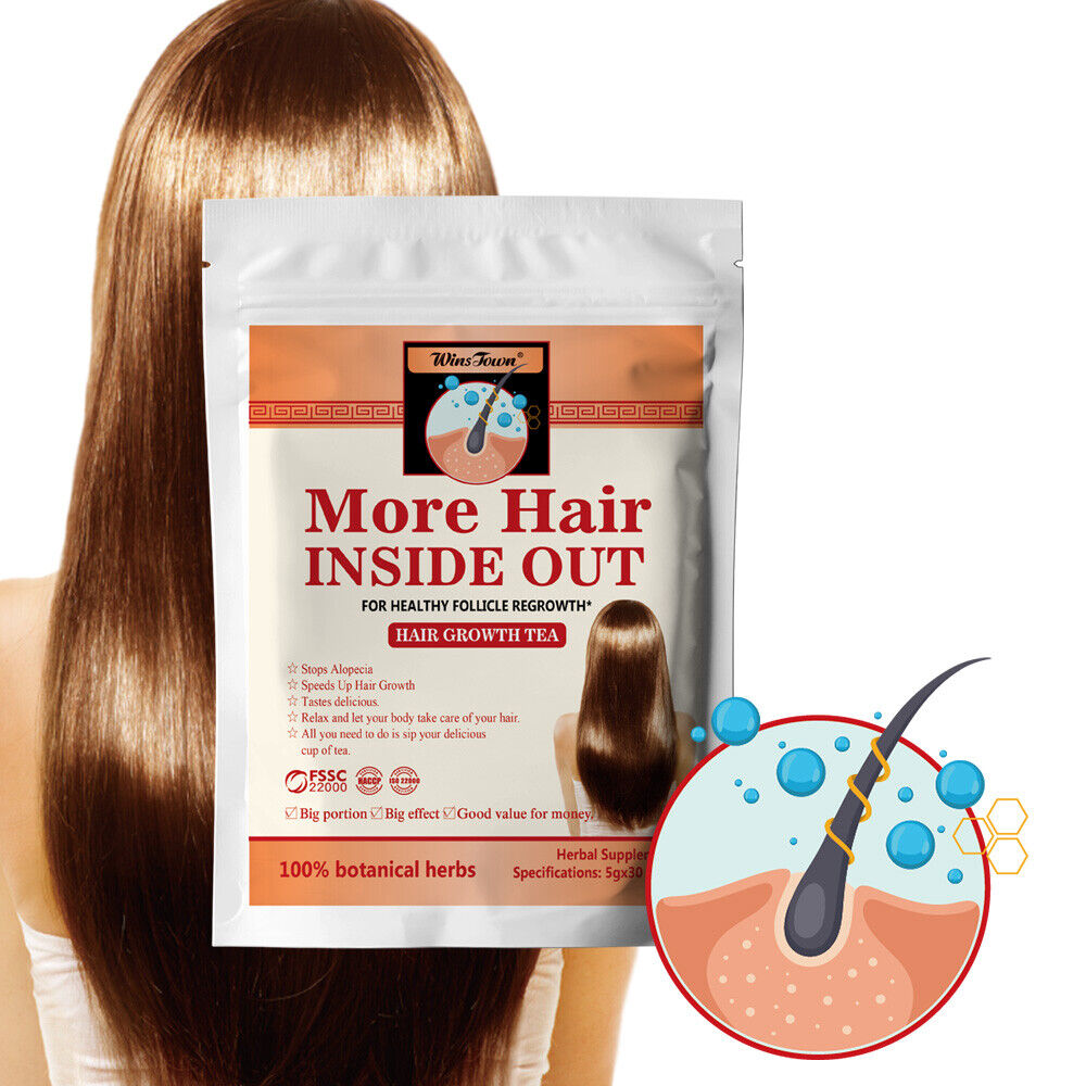 Fast Hair Growth Treatment Tea Follicle Regrowth Herbal Care for All Hair Types