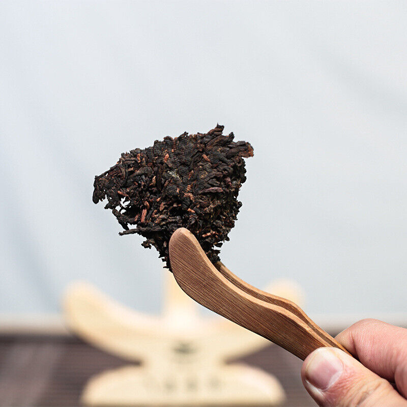 HelloYoung 357g Pu'er Ripe Tea Cake Yiwu Fermented Tightly Pressed Ripe Tea Cake