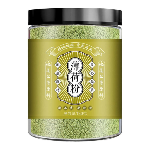 Pure Mint Powder Fresh Ground Baking Materials Can Be Used As Facial Mask