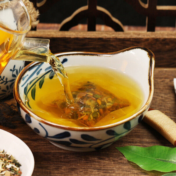 HelloYoung 200g/40 bags 18 flavors sunset benefit tea liver health tea Yi Gan health tea