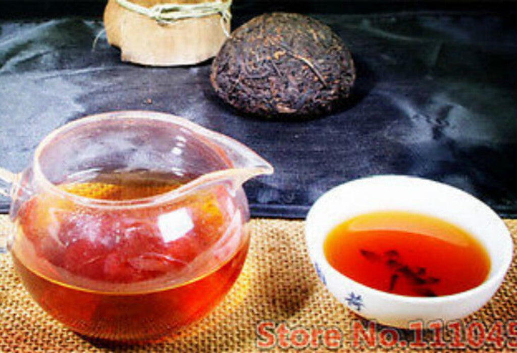 5Pcs Yunnan Shu Puer Tea 500g Top Grade Original Ripe Black Premium Cake