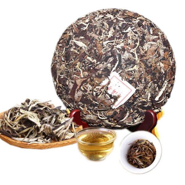 HelloYoung 357g New Yunnan Raw Puerh Tea Moonlight White Yueguangbai Beauty Pu'er Tea Cake