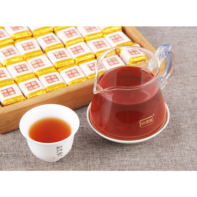 Small tuocha glutinous small square brick tea 500g/1.1LB Puerh ripe tea