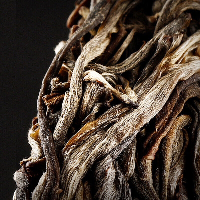 HelloYoung Kunming Pure Dry Storage Rhinotang Pu'er Tea Raw Tea Leaf Tea Cake 357g/12.59oz