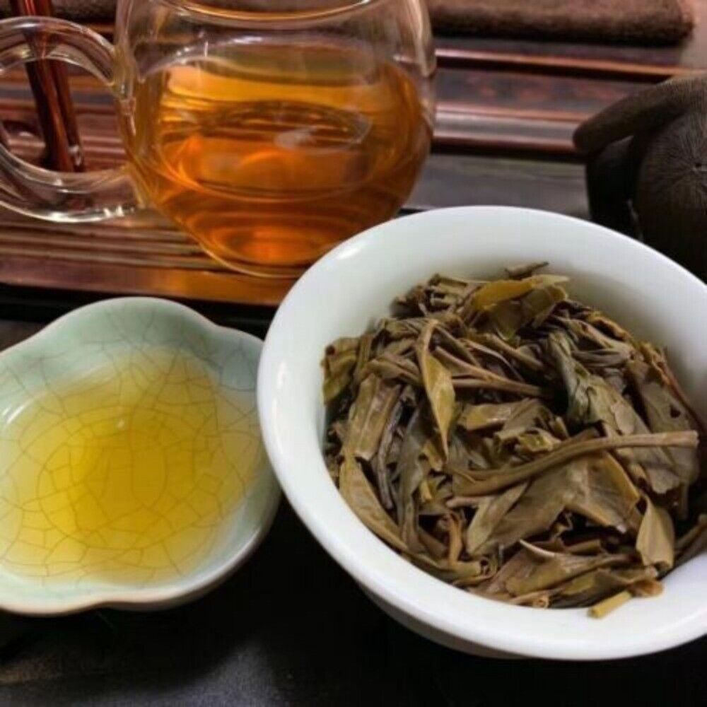 Banzhang Qizi Pu-Erh Raw Tea Cake Aged Puer Tea Yunnan Raw Puerh Tea 357g