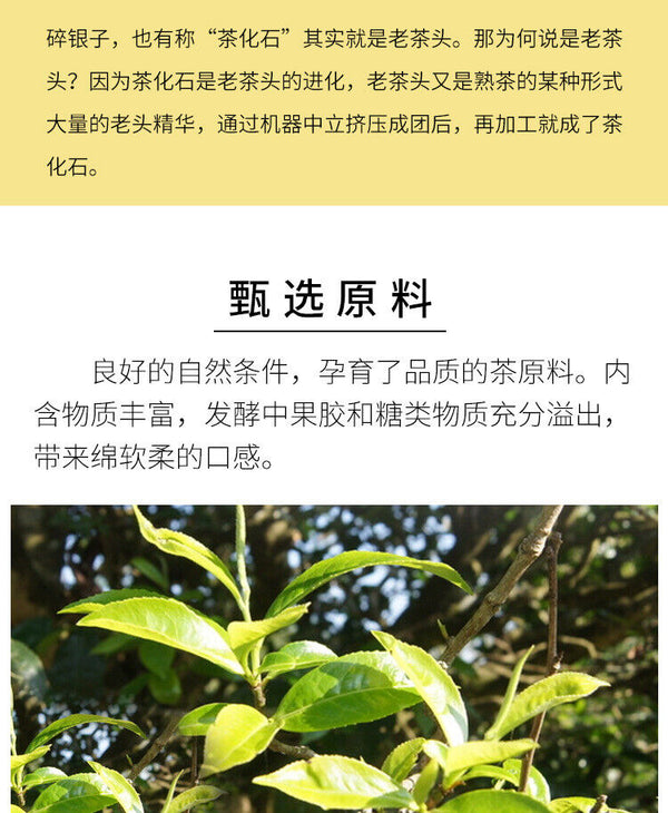 Menghai Old Tea Yunnan Pu'er Tea Glutinous Rice Fragrant Tea Fossil Ripe Tea