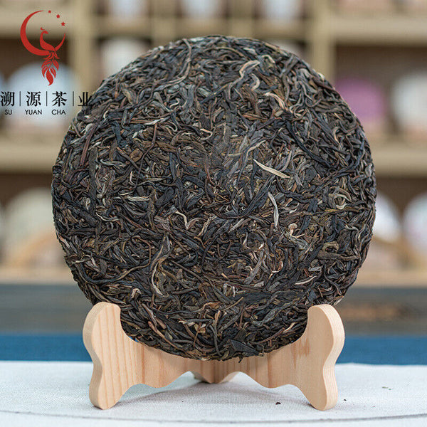 HelloYoung 357g Yunnan Ancient Pu'er Tea Cake Jingmai Mountain Milanxiang Puer Raw Tea Cake