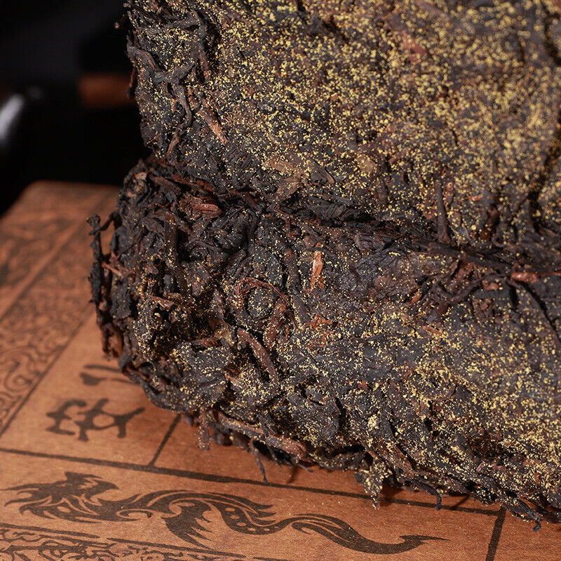 HelloYoung 920g Anhua black tea Tianjian Fu brick black tea raw tea golden flower black tea Secondary image