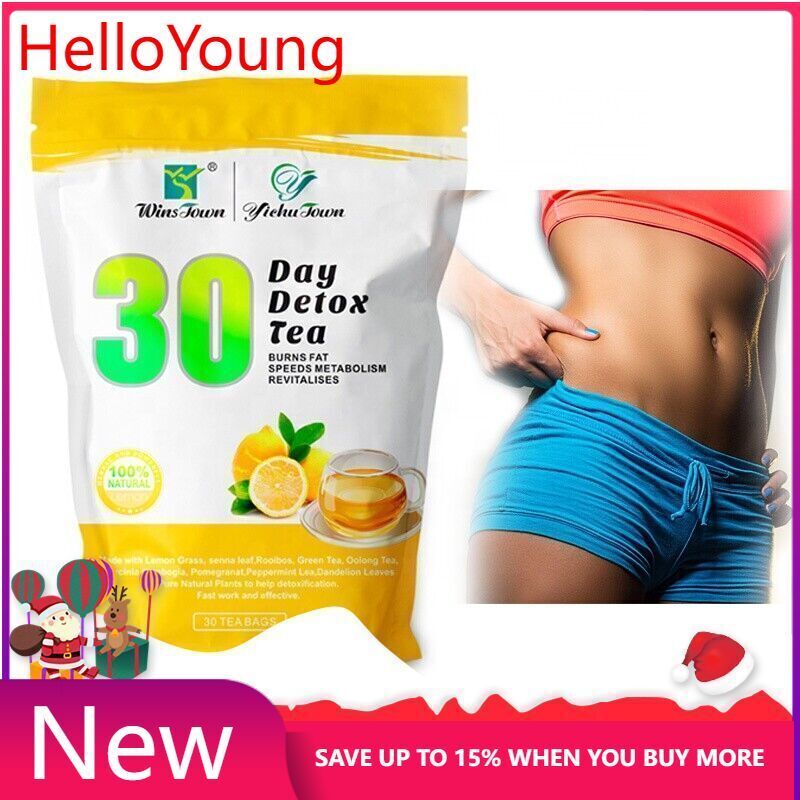30Days Detox Flat Tummy Tea Traditional Herbal Diet Weight Loss Tea Senna Unisex Main image