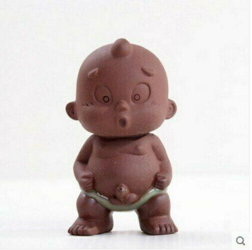 Tea Pet Ornament Tea Decoration Chinese Folk Art Purple Clay Decoration Crafts