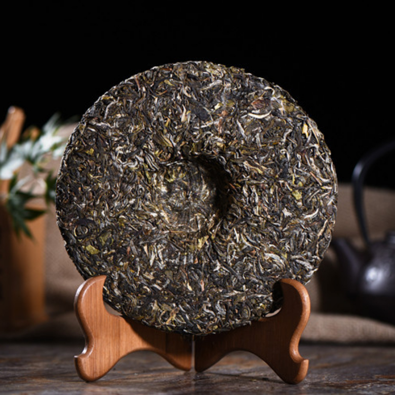 HelloYoung Ancient Tree Pu-erh Tea Organic Green Tea 357g Spring Cha Tea High Mountain