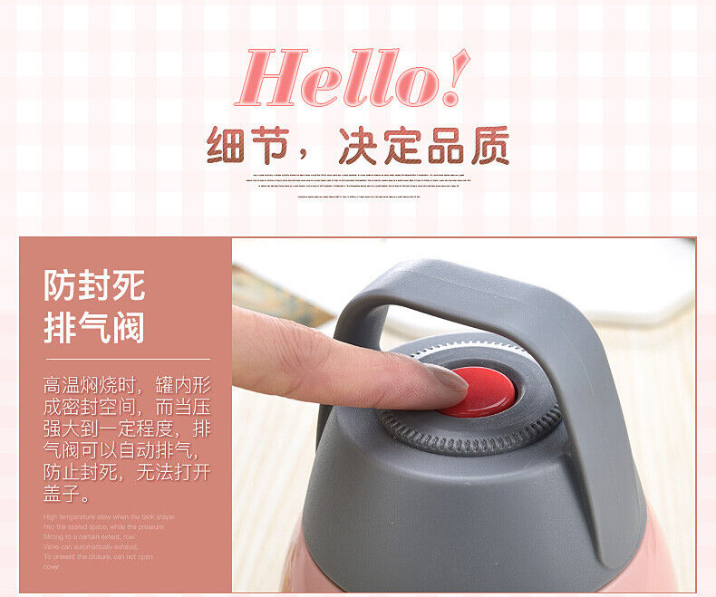 Insulation Stainless Steel Thermos LunchBox Tableware Meal Container Vacuum Food