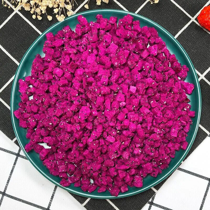 Premium Freeze Dried Red Dragon Fruit (Pitaya) Dice - Strong Flavour Taste Secondary image