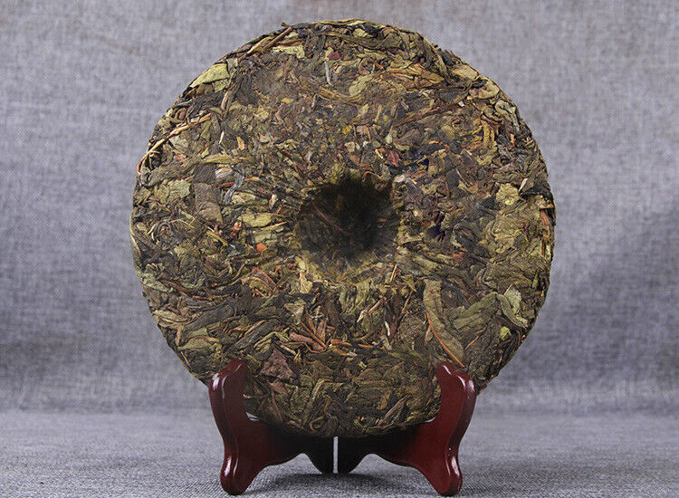 HelloYoung 357g Yunnan Pu'er Raw Tea Seven Seed Cake Tea Leaves Lincang Iceland Gold Leaf