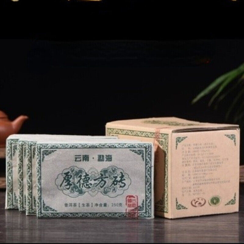 HelloYoung 1000g Natural Menghai Big Leaf Pu'er Tea Yunnan Green Tea Pu-Erh Raw Tea Bricks