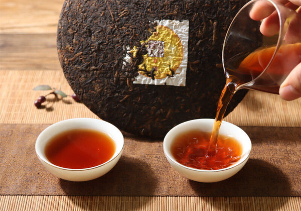 357g Yunnan Pu'er Tea Collection Chenxiang Qizi Cake Tea Ripe Tea Gift Box Cake