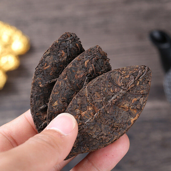 HelloYoung Yunnan Pu'er Golden Leaf Menghai Ripe Tea 500g Ripe Tea Golden Leaf