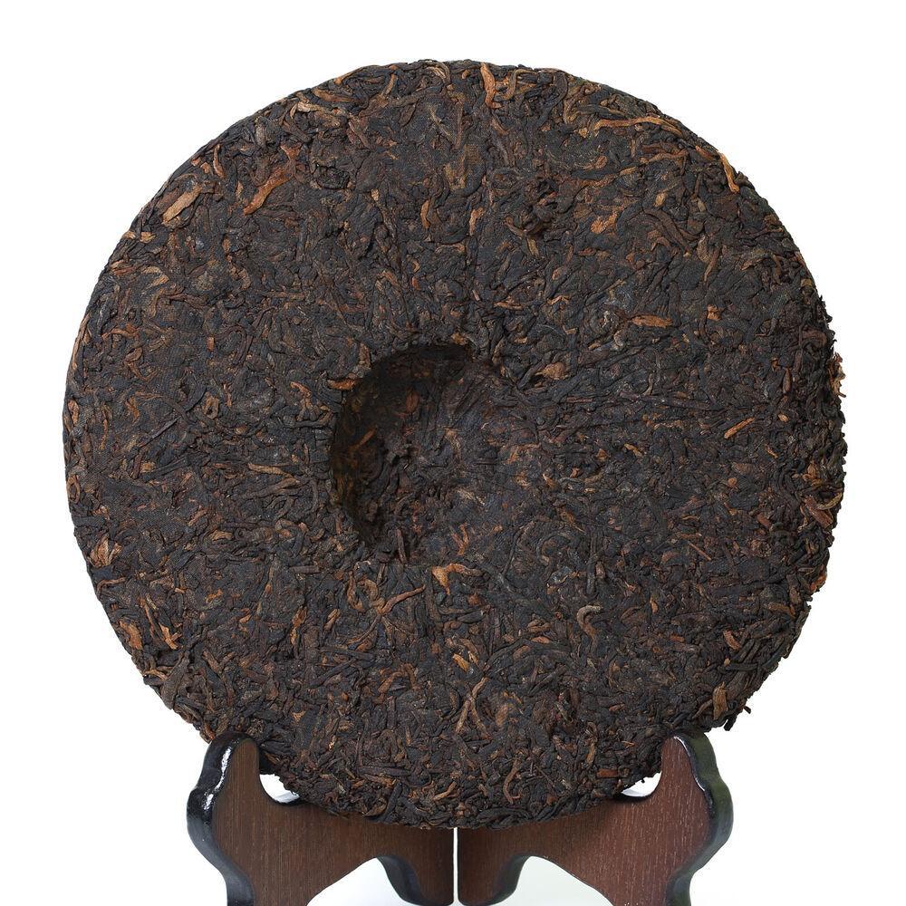 357g  Puer Ripe Tea Cake Yunnan Gold Medal Gongting Golden Buds Pu'er Tea