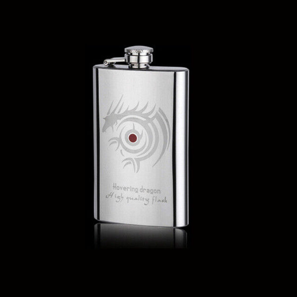 Stainless Steel Liquor Whisky Alcohol Portable Drinkware Flagon  Vodka Hip Flask
