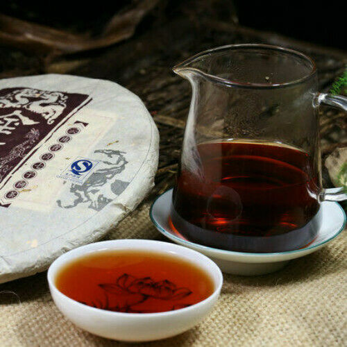 357g Yunnan Ripe Pu-Erh Organic Puerh Tea Cake Weight Loss Black Tea Chinese Tea
