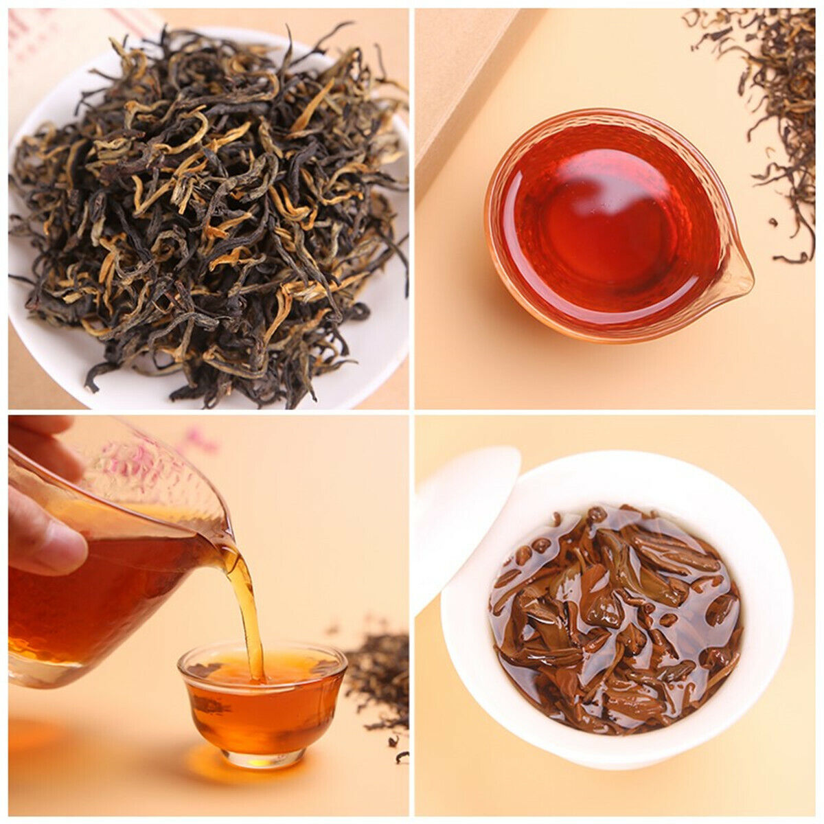 HelloYoung Yunnan Dianhong Gong Fu Red Tea Dian Hong Chinese Black Tea Hong Mao Feng