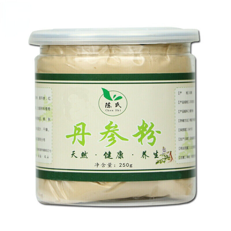 HelloYoung Ecology Dan Shen Powder Salvia Miltiorrhiza PowderRed Sage Root Powder 250g/500g