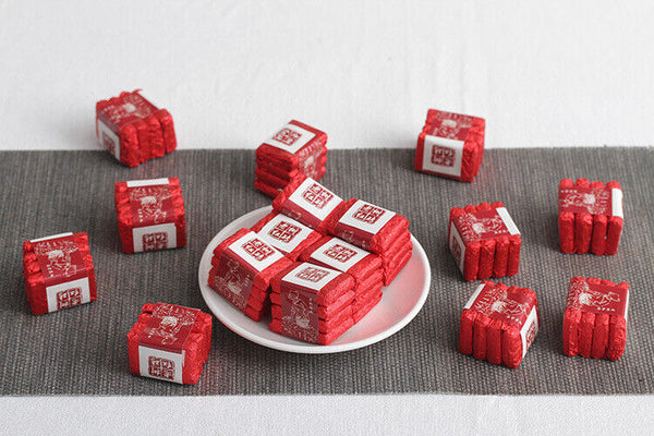 HelloYoung 500g Yunnan Fengqing Kung Fu Black Tea Dian Hong Xiao Tuocha Golden Square Brick