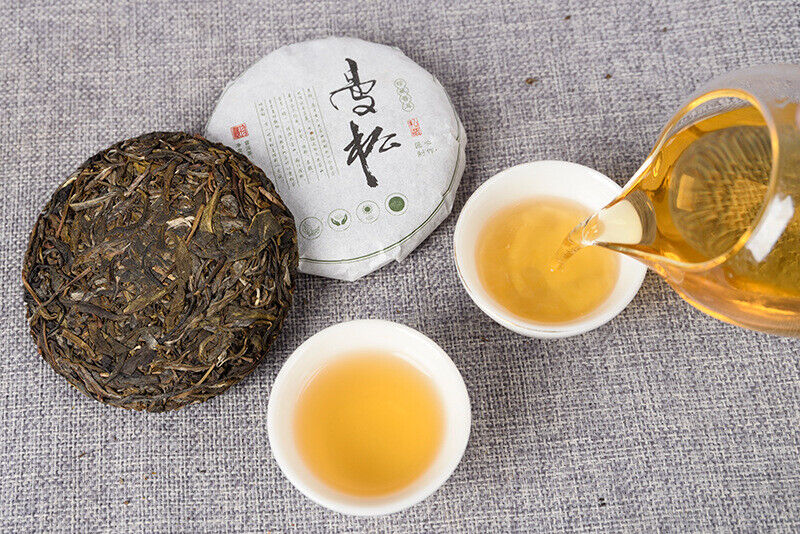 HelloYoung 100g Yunnan Pu'er Tea Raw Tea Cake Healthy Drink