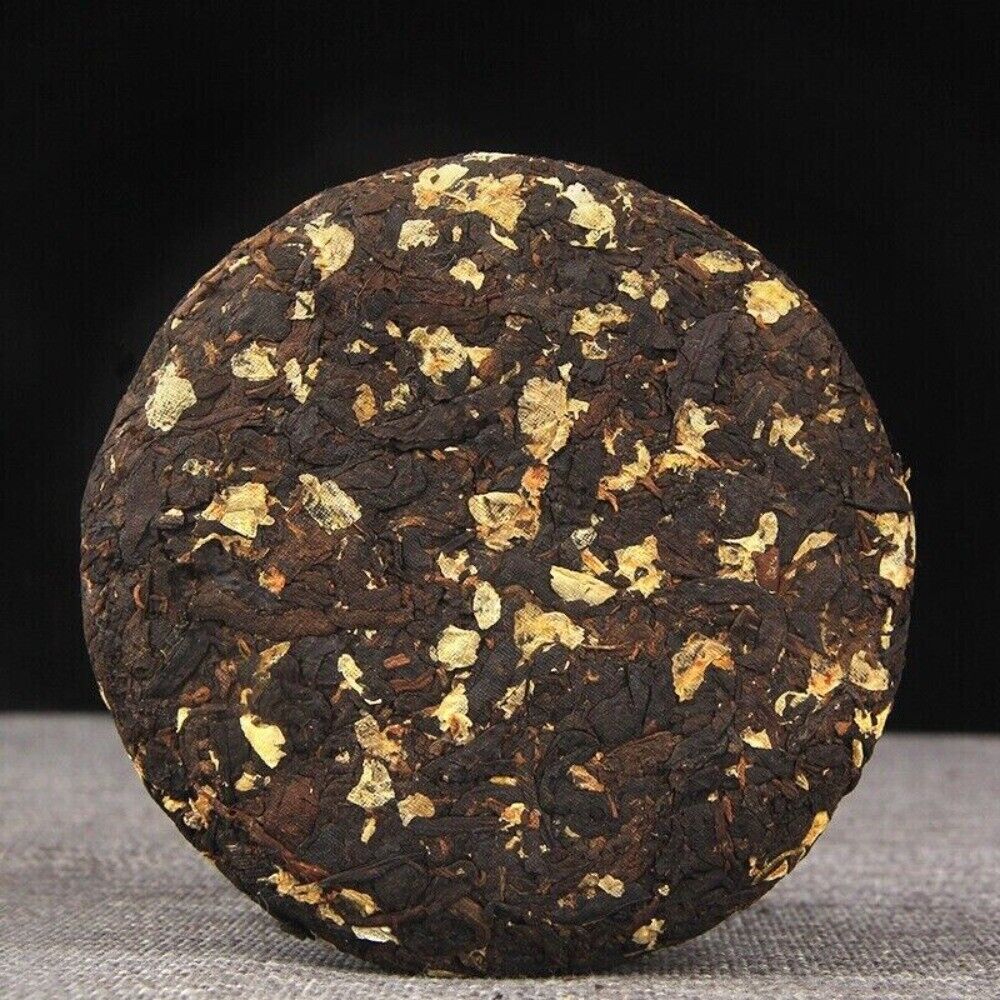 Jasmine Ripe Pu-erh Tea Cake 100g Premium Flower Infused Aged Chinese Puerh Secondary image