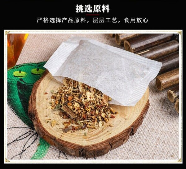 Chrysanthemum Honeysuckle Tea Bags with Loquat Fruit Natural Soothing Blend