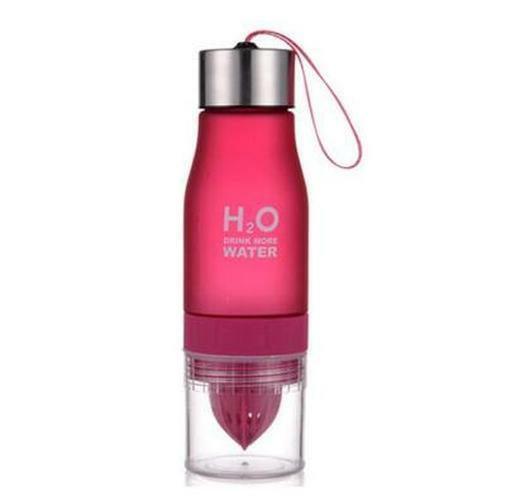 650ML Fruit Juice Water Bottle Infuser Outdoor Sports Portable Shaker Drinkware