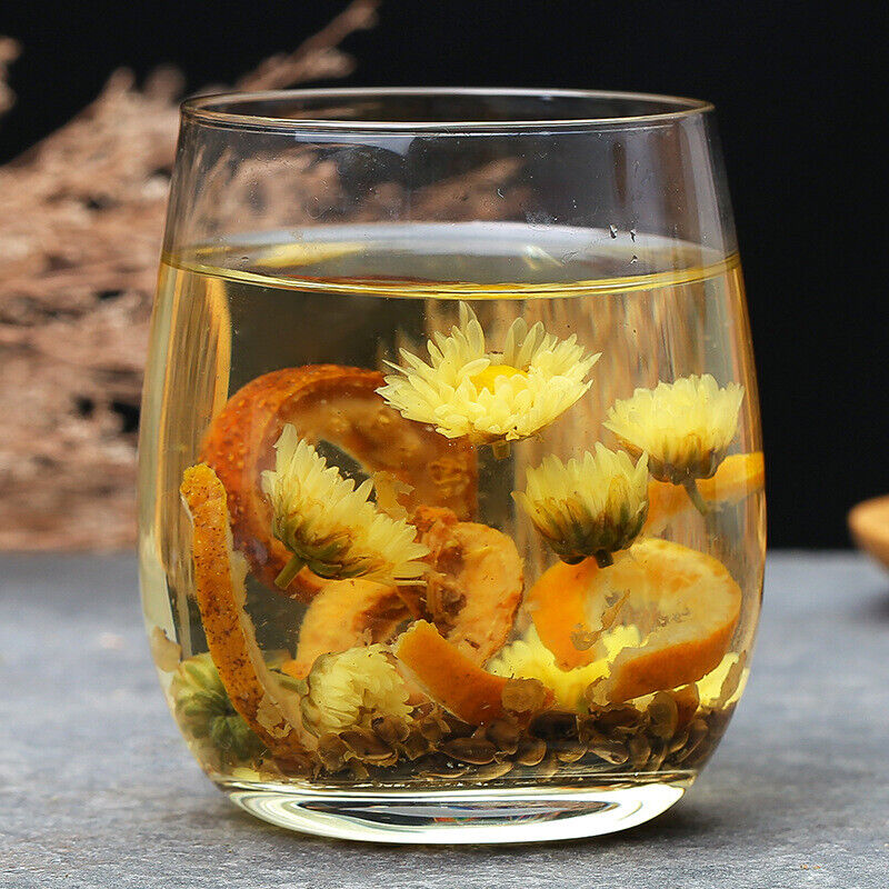 HelloYoung 200g China Organic Flower Tea Ecology Hawthorn Tangerine Peel Tea Health Care
