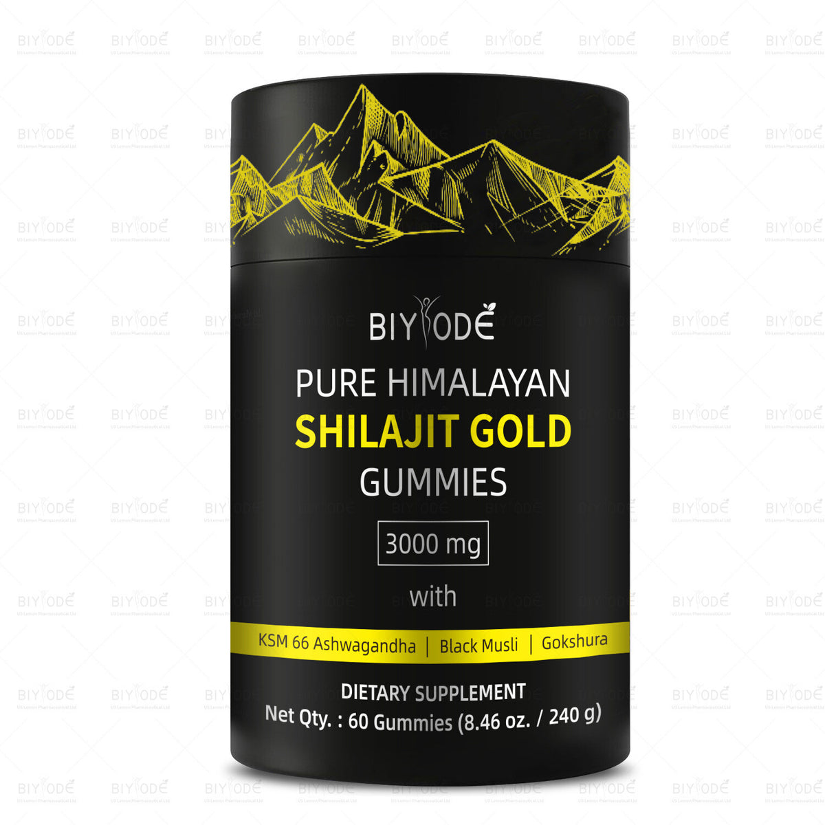 Shilajit Gummies Pure 100% Himalayan Organic Shilajit Resin Natural Supplement