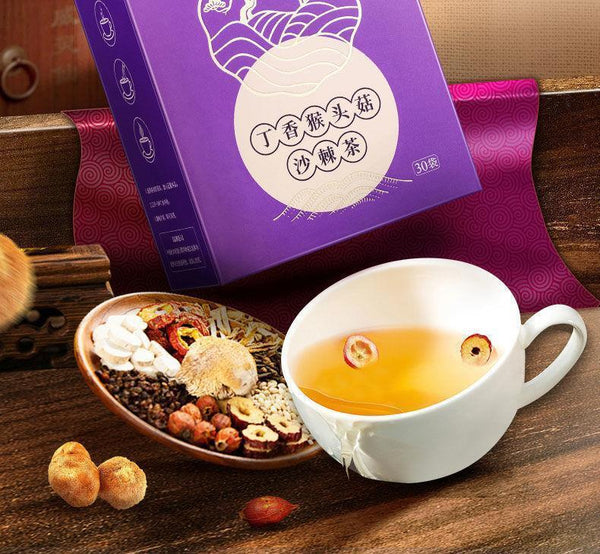 Clove monkey head mushroom spleen stomach tea sea buckthorn health tea 30bags